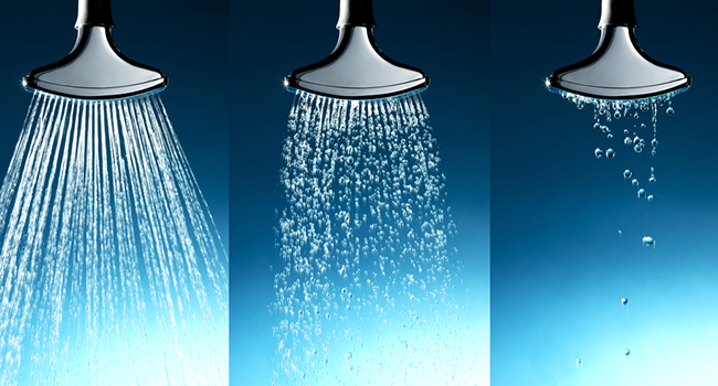 low water pressure