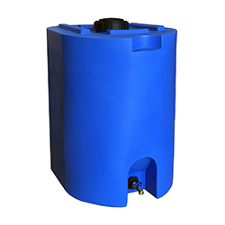 Blue 55 Gallon Water Storage