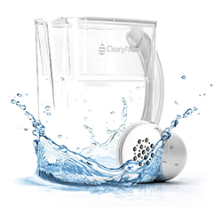 Clearly Filtered Water Filter Pitcher