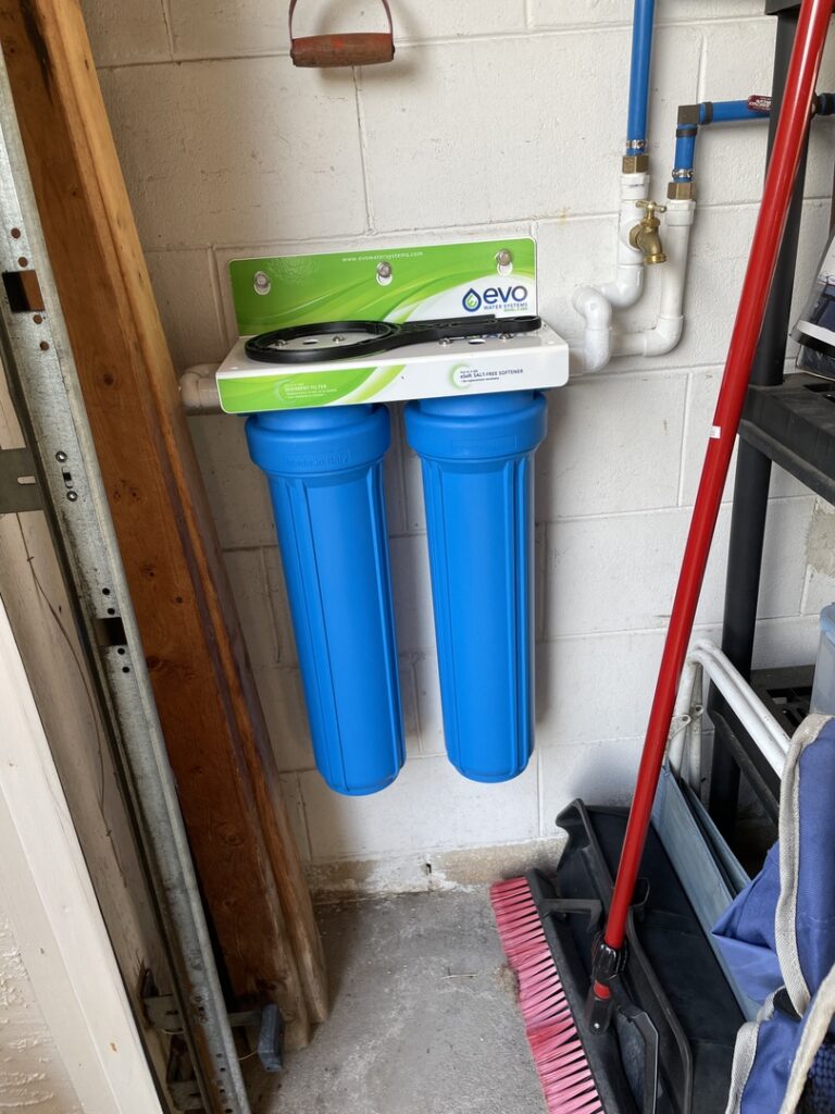 An EVO-2000 installed in a garage